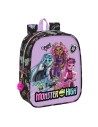 Safta Mochila Guarderia Adapt.carro Monster High "creep"
