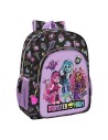 Safta Mochila Junior Adapt.carro Monster High "creep"