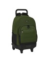 Mochila Gde. C/ruedas Compact Extraible Safta "dark Forest"
