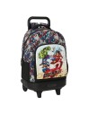 Safta Mochila Gde. C/ruedas Compact Extraible Avengers "forever"