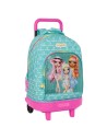 Safta Mochila Gde. C/ruedas Compact Extraible Rainbow High "paradise"