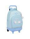Safta Mochila Gde. C/ruedas Compact Extraible Glowlab "cisnes"