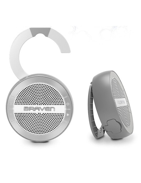 Altavoz Bluetooth Braven Mira Portable Wireless Speaker - Argent/Blanco (BMRAGSW) 0817729010902
