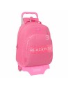 Safta Mochila 42cm Con Carro Extraible de Blackfit8 Glow Up