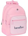 Safta Mochila 42cm Doble Adaptable A Carro de Benetton Vichy