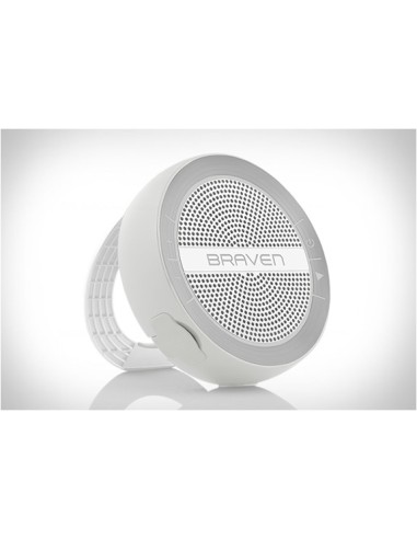 Altavoz Bluetooth Braven Mira Portable Wireless Speaker - Argent/Blanco (BMRAGSW) 0817729010902