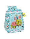 Safta Mochila 42cm Adaptable A Carro de Bob Esponja Stay Positive