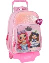 Safta Mochila 42cm Con Carro Extraible de Nanana Surprise Sparkles