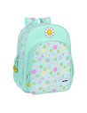 Safta Mochila 38cm Junior Adaptable A Carro de Smiley World Summer Fun
