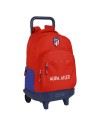 Safta Mochila 45cm Trolley Con Ruedas Compact Extraible Simple de Atletico de Madrid