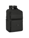 Safta Mochila 44cm Con 2 Bolsillos Compartimento para Portatil 15,6'' y Conector Usb de Sevilla Fc 'premium'