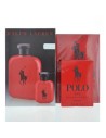 Ralph Lauren Polo Red Eau de Toilette Vaporizador + Mini Eau de Toilette para Hombre Set Regalo 125ml