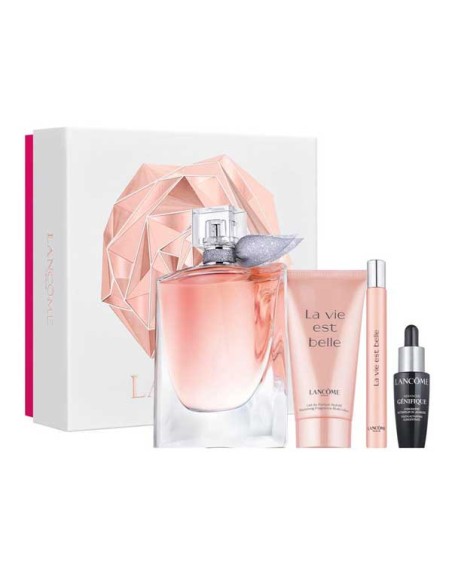 Set Lancome la Vie Est Belle Eau de Parfum 100ml + Eau de Parfum 10ml + Loción Corporal 50ml + Advanced Genifique Serum 10ml