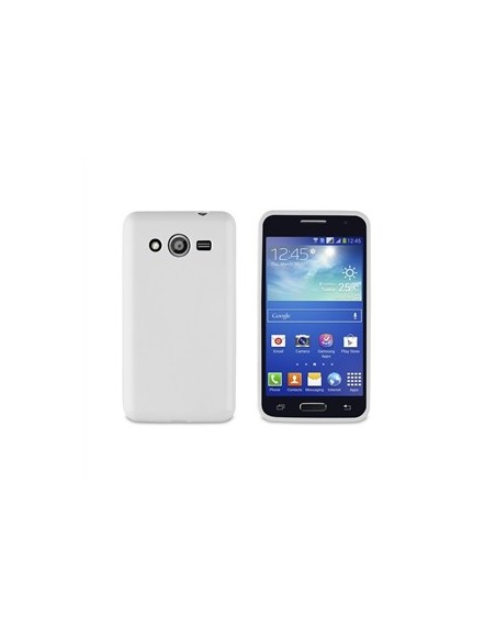 Muvit MUSKI0394 - Funda de minigel para Samsung Galaxy Core 2, blanco - Electrónica - Kiwiku.com