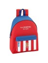 Safta Mochila Escolar Real Sporting de Gijón Blanco Rojo - 33 X 42 X 15 Cm