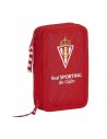 Safta Plumier Doble Real Sporting de Gijón Rojo (28 Piezas)