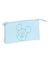 Safta Portatodo Triple Mickey Mouse Clubhouse Baby Azul Claro (22 X 12 X 3 Cm)