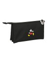 Safta Portatodo Triple Mickey Mouse Clubhouse Premium Negro (22 X 12 X 3 Cm)