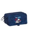 Safta Portatodo Triple el Niño Paradise Azul Marino 21,5 X 10 X 8 Cm Infantil Adaptable A Carro Portamochilas