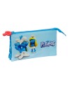 Safta Portatodo Triple los Pitufos