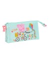 Safta Estuche Portatodo Triple de Peppa Pig Cosy Corner