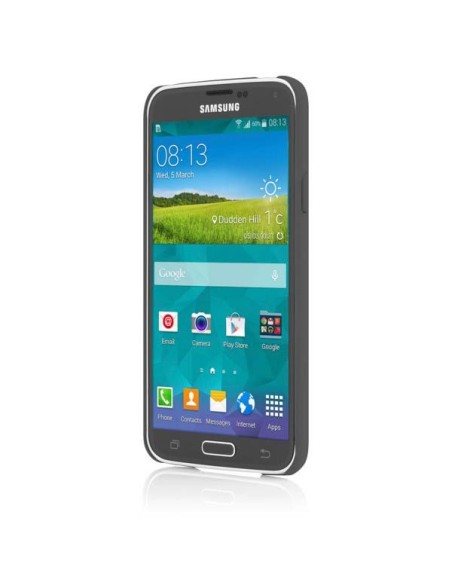 Incipio Feather - Carcasa para Samsung Galaxy S5, color gris - Electrónica - Kiwiku.com