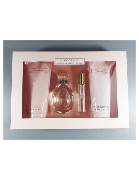 Set Regalo Sarah Jessica Parker Lovely Para Mujer Con Perfume, Gel Y Loción | Kiwiku