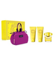 Versace Yellow Diamond Eau de Toilette 90ml + B&s Gel 100ml + Locion Corporal 100ml + Pouch For para Mujer