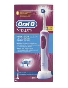 Oral-B - Cepillo de dientes recargable Vitality Precision Clean - con temporizador integrado, morado: Kiwiku.com: Salud y cuida 2