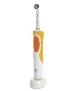 Oral-B - Cepillo de dientes recargable Vitality Precision Clean - con temporizador integrado, naranja: Kiwiku.com: Salud y cuid