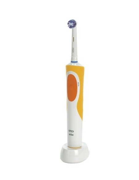 Oral-B - Cepillo de dientes recargable Vitality Precision Clean - con temporizador integrado, naranja: Kiwiku.com: Salud y cuid