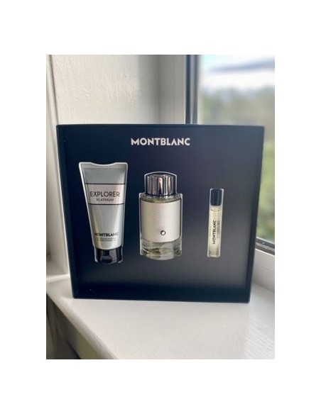 Montblanc Mont Blanc Explorer Platinum Set Regalo 100ml Eau de Parfum + 100ml Gel de Ducha + 7.5ml Eau de Parfum