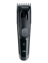 Braun hc3050 - cortapelo barbero recargable y a red, 40', cabezal corte 3-24 mm, lavable, indicador