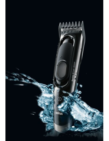 Braun HC3050 - Cortapelo barbero recargable y a red, 40, cabezal corte 3-24 mm, lavable, indicador led: Kiwiku.com: Salud y cui