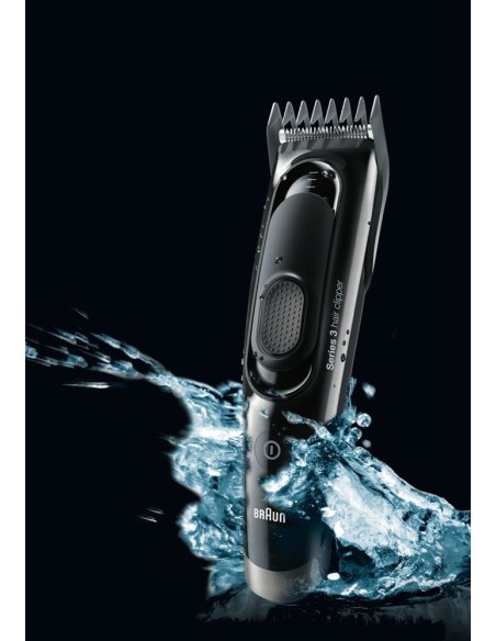Braun HC3050 - Cortapelo barbero recargable y a red, 40, cabezal corte 3-24 mm, lavable, indicador led: Kiwiku.com: Salud y cui