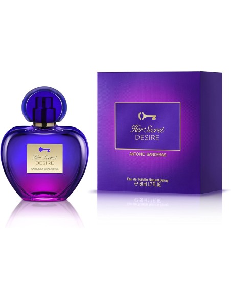 Antonio Banderas Her Secret Desire Eau de Toilette Vaporizador para Mujer 50ml