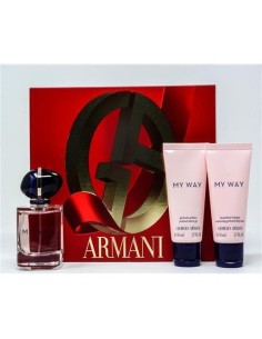 Giorgio Armani My Way Set Regalo 50ml Eau de Parfum + 50ml Loción Corporal + 50ml Gel de Ducha