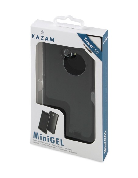 Kazam KASKI0002 - Funda de TPU para Trooper 2 5.0,negro: Kiwiku.com: Electrónica