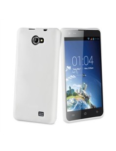 Kazam KASKI0003 - Funda de TPU para Trooper 2 5.0, blanco: Kiwiku.com: Electrónica