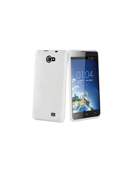 Kazam KASKI0003 - Funda de TPU para Trooper 2 5.0, blanco: Kiwiku.com: Electrónica