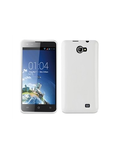 Kazam KASKI0003 - Funda de TPU para Trooper 2 5.0, blanco: Kiwiku.com: Electrónica