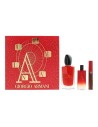 Giorgio Armani Si Passione Set Regalo 100ml Eau de Parfum + 15ml Eau de Parfum + 1.5ml Barra de Labios Maestro 209 Palazzo