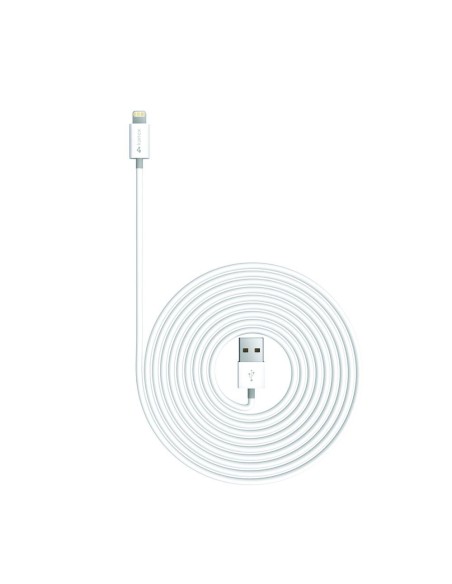 Kanex 2m Lightning-USB - Cable USB (2.0, USB A, Lightning) Color blanco: Kiwiku.com: Informática