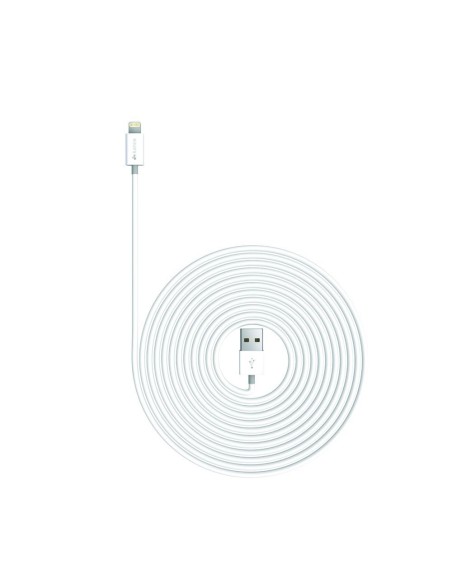 Kanex 3m Lightning-USB - Cable USB (2.0, USB A, Lightning) Color blanco: Kiwiku.com: Informática