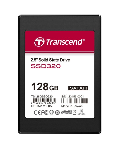 Transcend TS128GSSD320 - Unidad en estado sólido de 128 GB, SATA 600: TRANSCEND: Kiwiku.com: Informática
