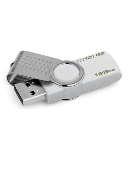 Kingston DataTraveler 101 DT101G2/128GB - Memoria USB (generación 2, 128 GB), blanco: Kingston: Kiwiku.com: Informática