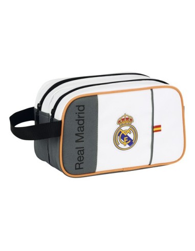 Real madrid 2ª - neceser 2 departamentos adaptable a carro