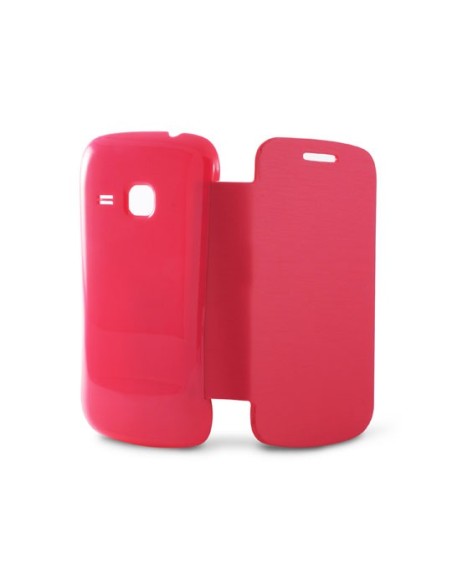 Ksix B8474FU80R - Funda folio con carcasa trasera para Samsung Galaxy Mini II, rosa: Kiwiku.com: Electrónica