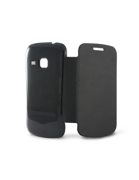 Ksix B8474FU80 - Funda folio con carcasa trasera para Samsung Galaxy Mini II, negro - Electrónica - Kiwiku.com