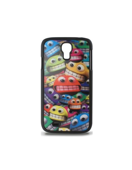 Kiwiku.com: Ksix 3D Freestyle Smiler - Carcasa para Samsung Galaxy S4 I9505 - Electrónica